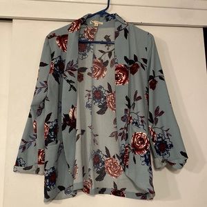 Floral blazer